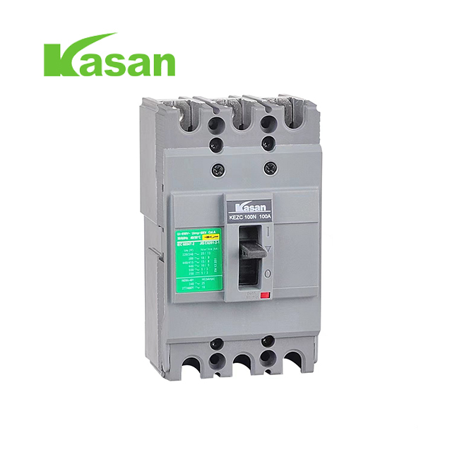 Disjoncteur de circuit de boîtier moulé laser 3P 100A EZC